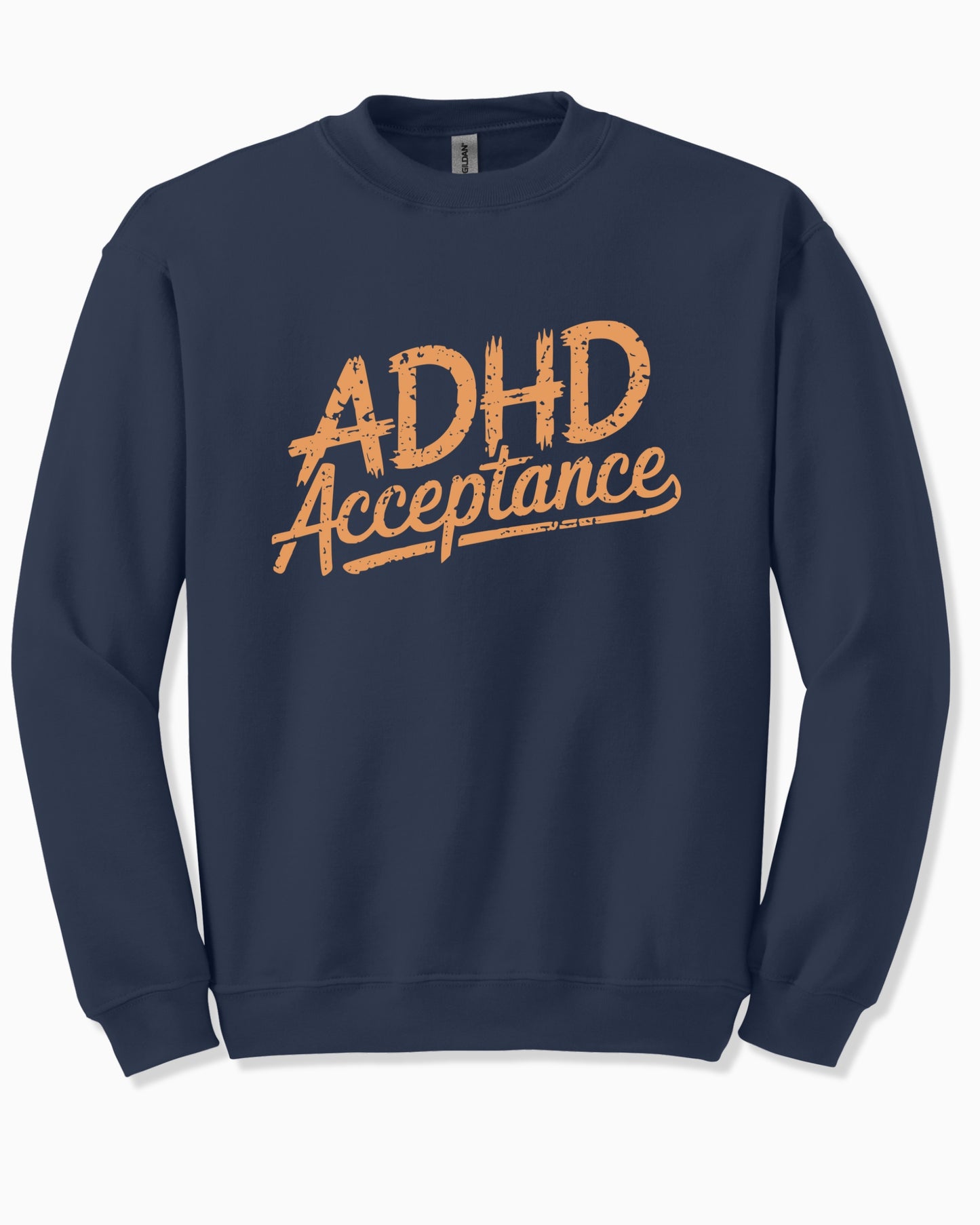 ADHD Acceptance Grunge Style Sweatshirt