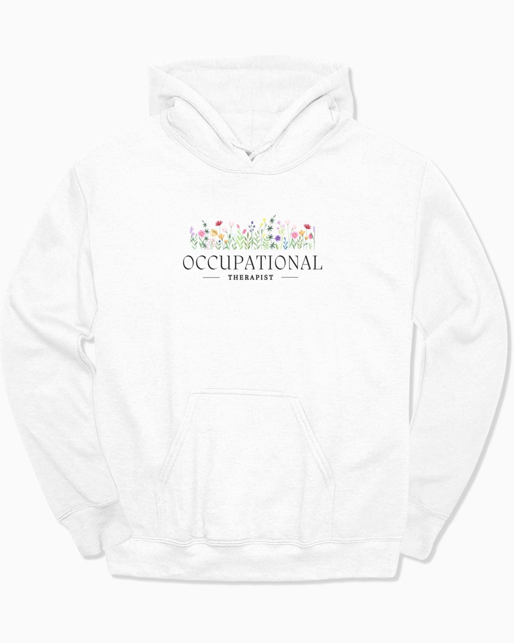 Autism Hoodie - Occupational Therapist Floral Hoodie - Daily Bloom