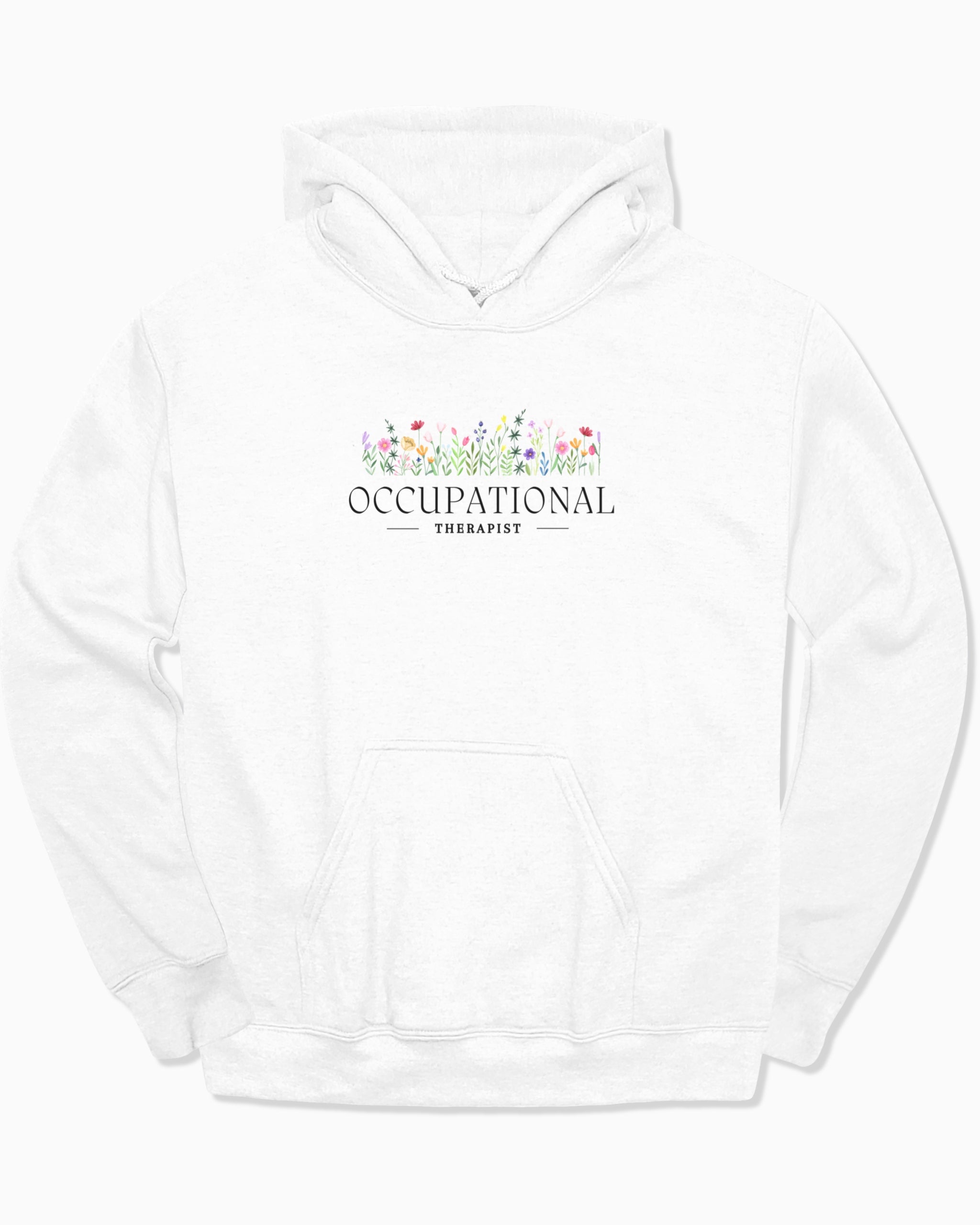 Occupational Therapist Floral Hoodie