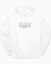 Behavior Therapist Floral Hoodie