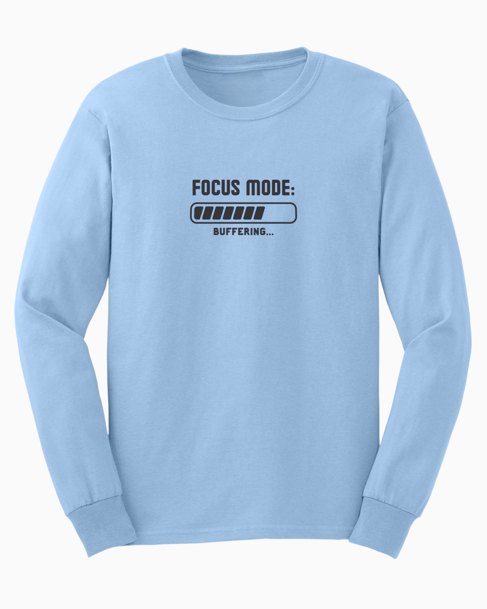 ADHD Focus Mode Buffering Long Sleeve T-Shirt