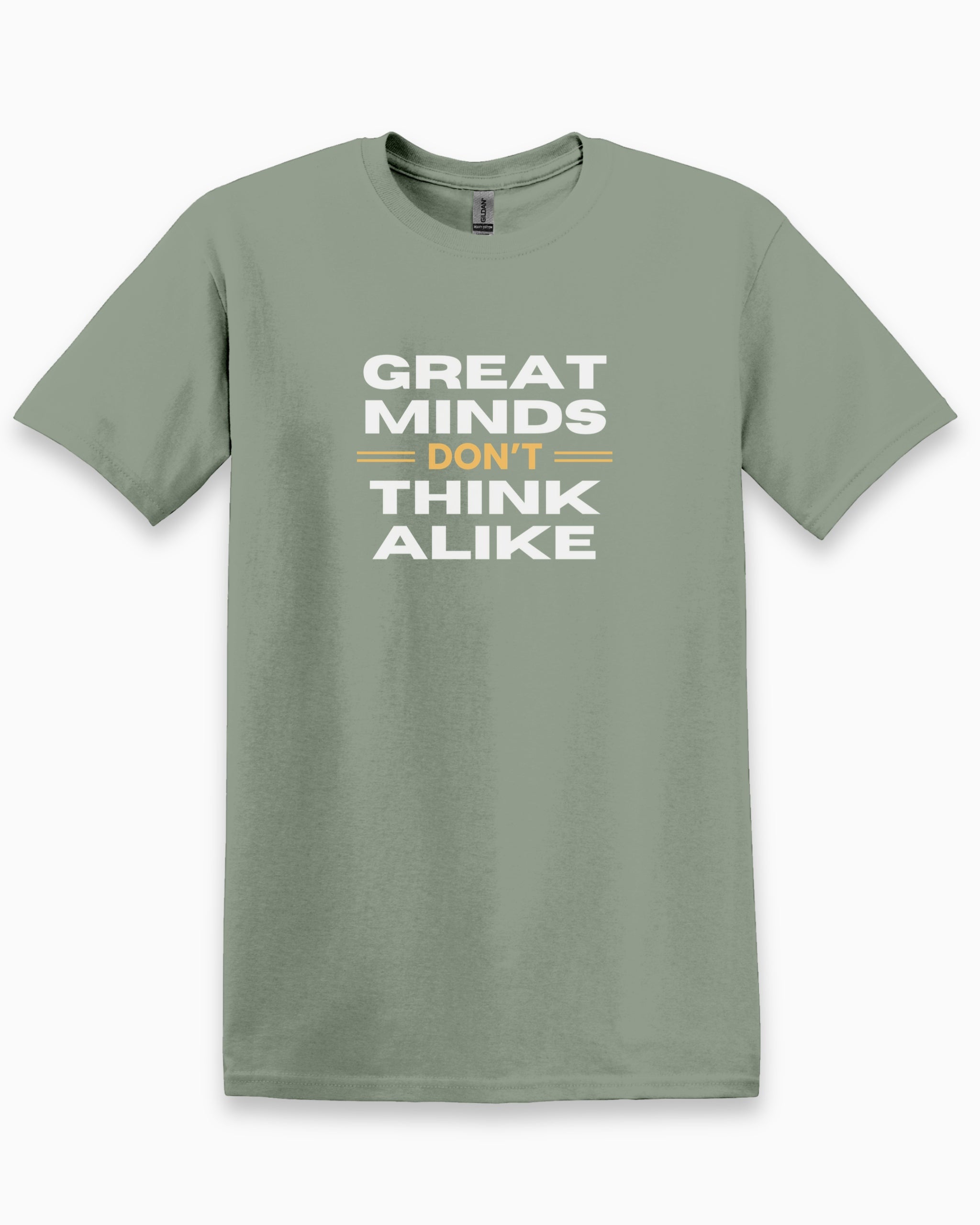 Great Minds Don't Think Alike Tee-Sage-Neurodiversity, ADHD & Autism Awareness & Acceptance T-Shirt by Daily Bloom