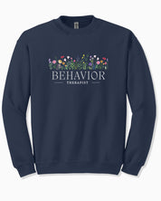 Behavior Therapist Floral Sweatshirt