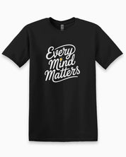 Every Mind Matters Tee-Black-Neurodiversity, ADHD & Autism Awareness & Acceptance T-Shirt by Daily Bloom