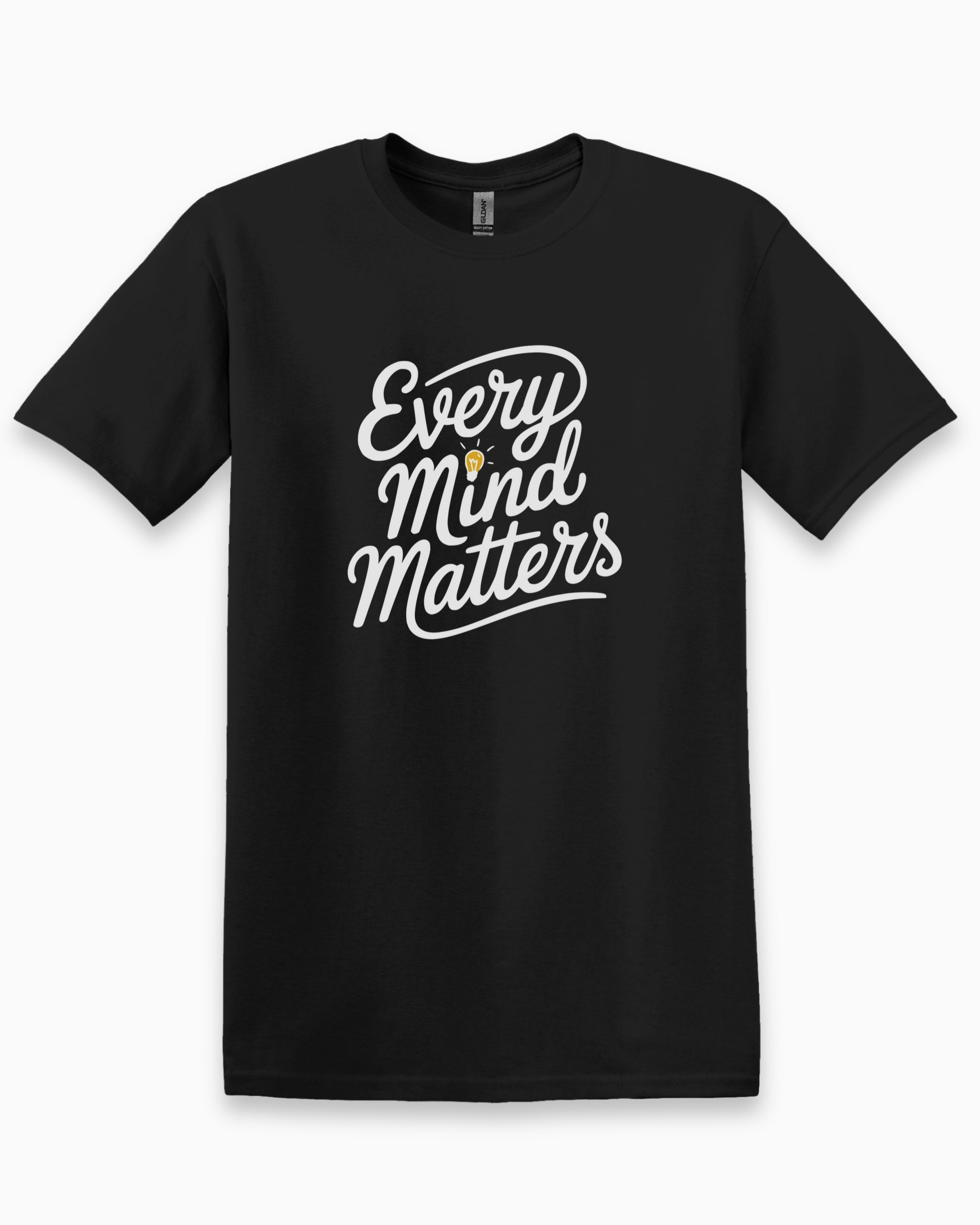 Every Mind Matters Tee-Black-Neurodiversity, ADHD & Autism Awareness & Acceptance T-Shirt by Daily Bloom