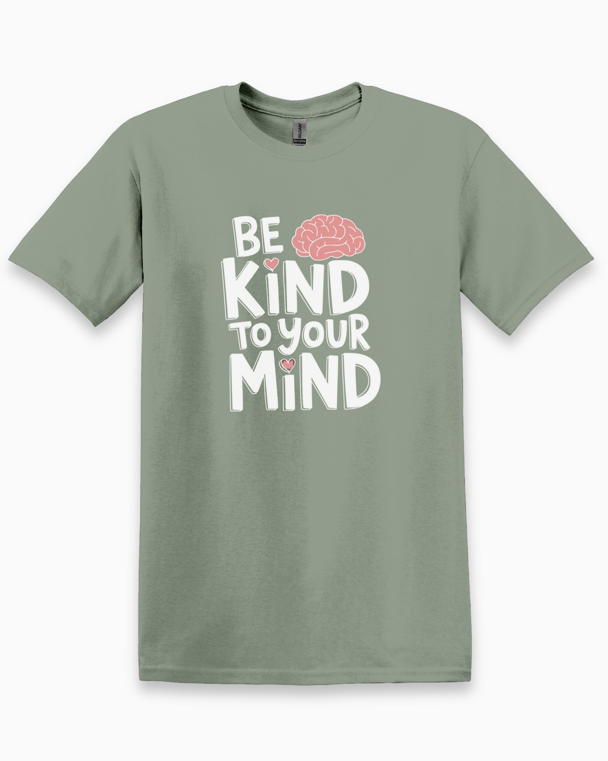 Be Kind to Your Mind Tee-Sage-Neurodiversity, ADHD & Autism Awareness & Acceptance T-Shirt by Daily Bloom