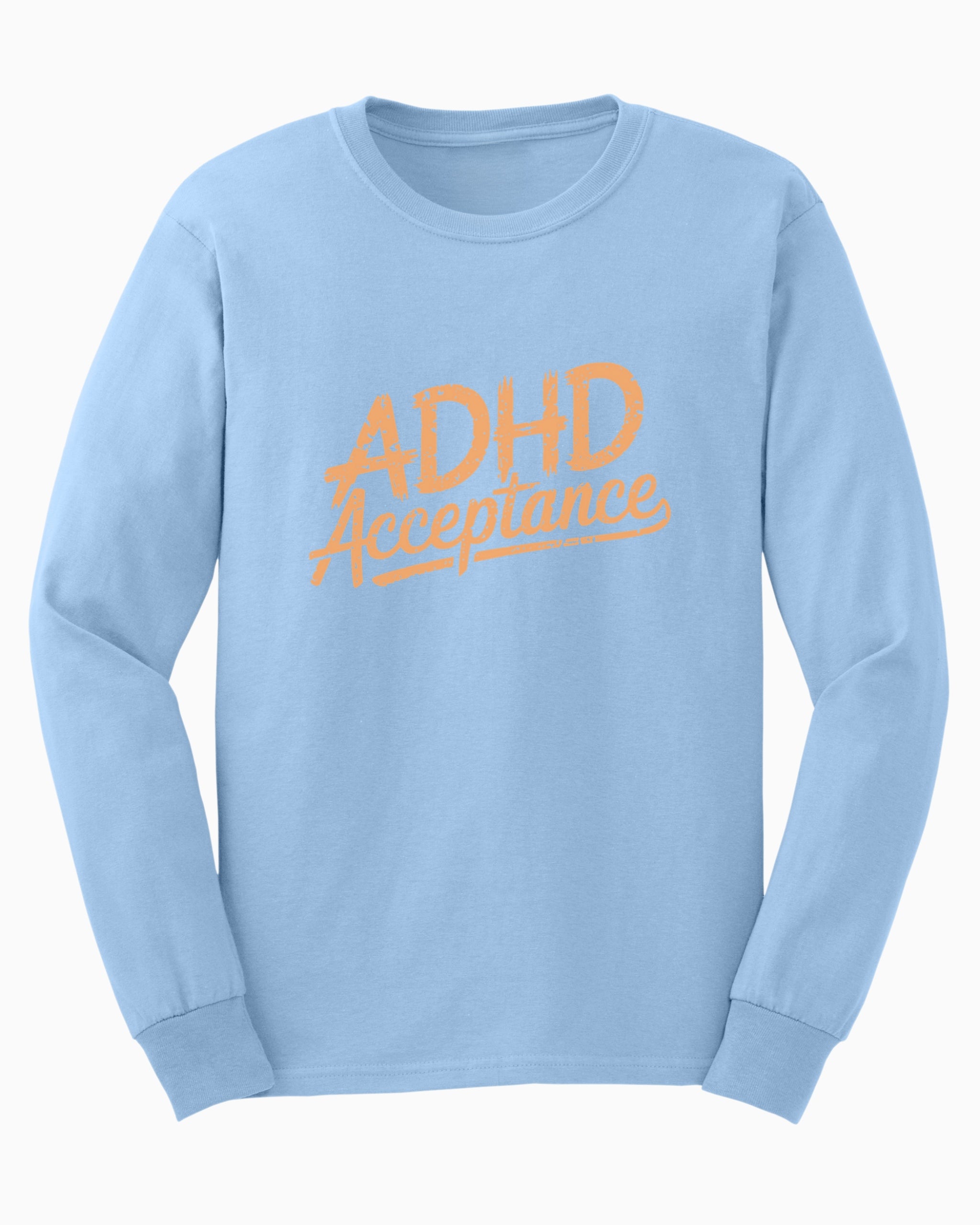 ADHD Acceptance Grunge Style Long Sleeve T-Shirt