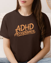 ADHD Acceptance Grunge Style Tee-Neurodiversity, ADHD & Autism Awareness & Acceptance T-Shirt by Daily Bloom