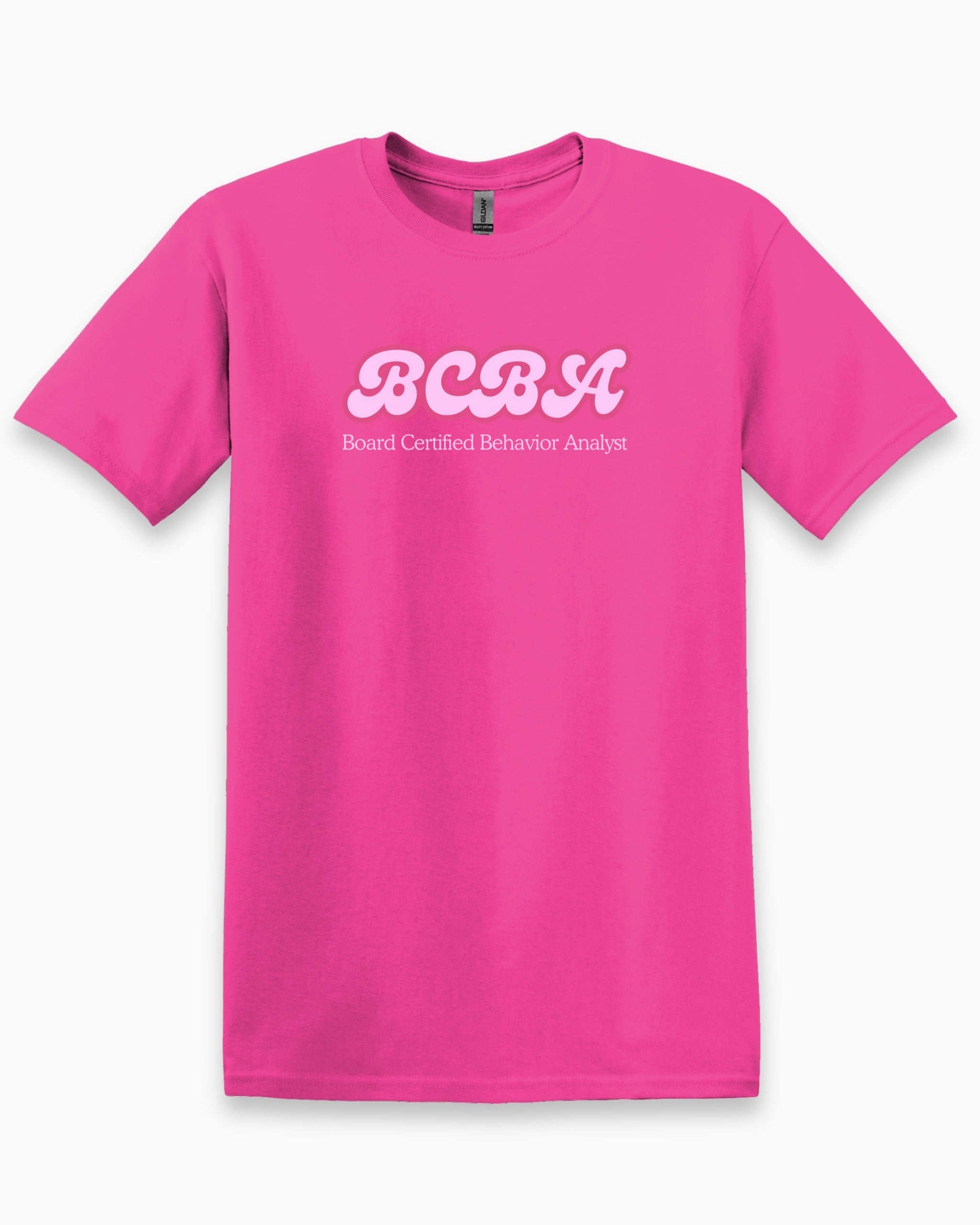 BCBA Groovy Tee-Heliconia-Neurodiversity, ADHD & Autism Awareness & Acceptance T-Shirt by Daily Bloom
