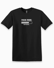 ADHD Focus Mode Buffering Tee-Black-Neurodiversity, ADHD & Autism Awareness & Acceptance T-Shirt by Daily Bloom