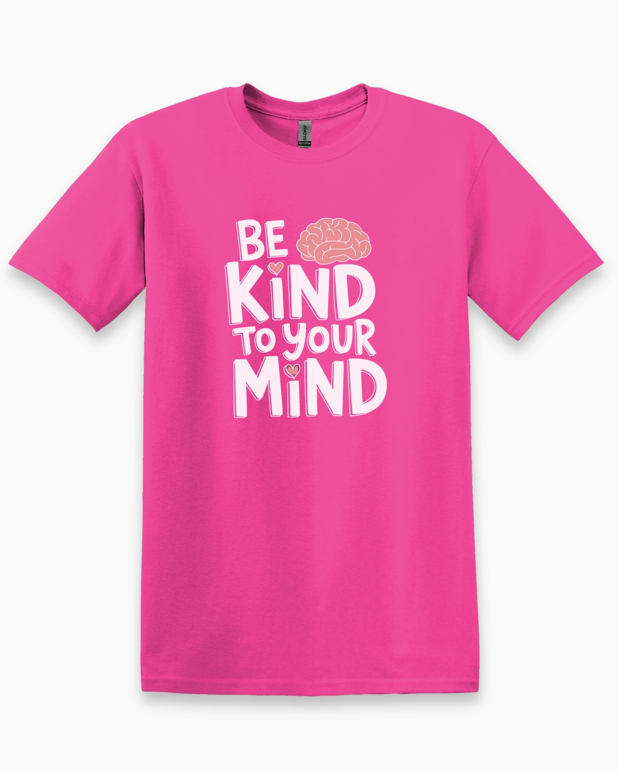 Be Kind to Your Mind Tee-Heliconia-Neurodiversity, ADHD & Autism Awareness & Acceptance T-Shirt by Daily Bloom