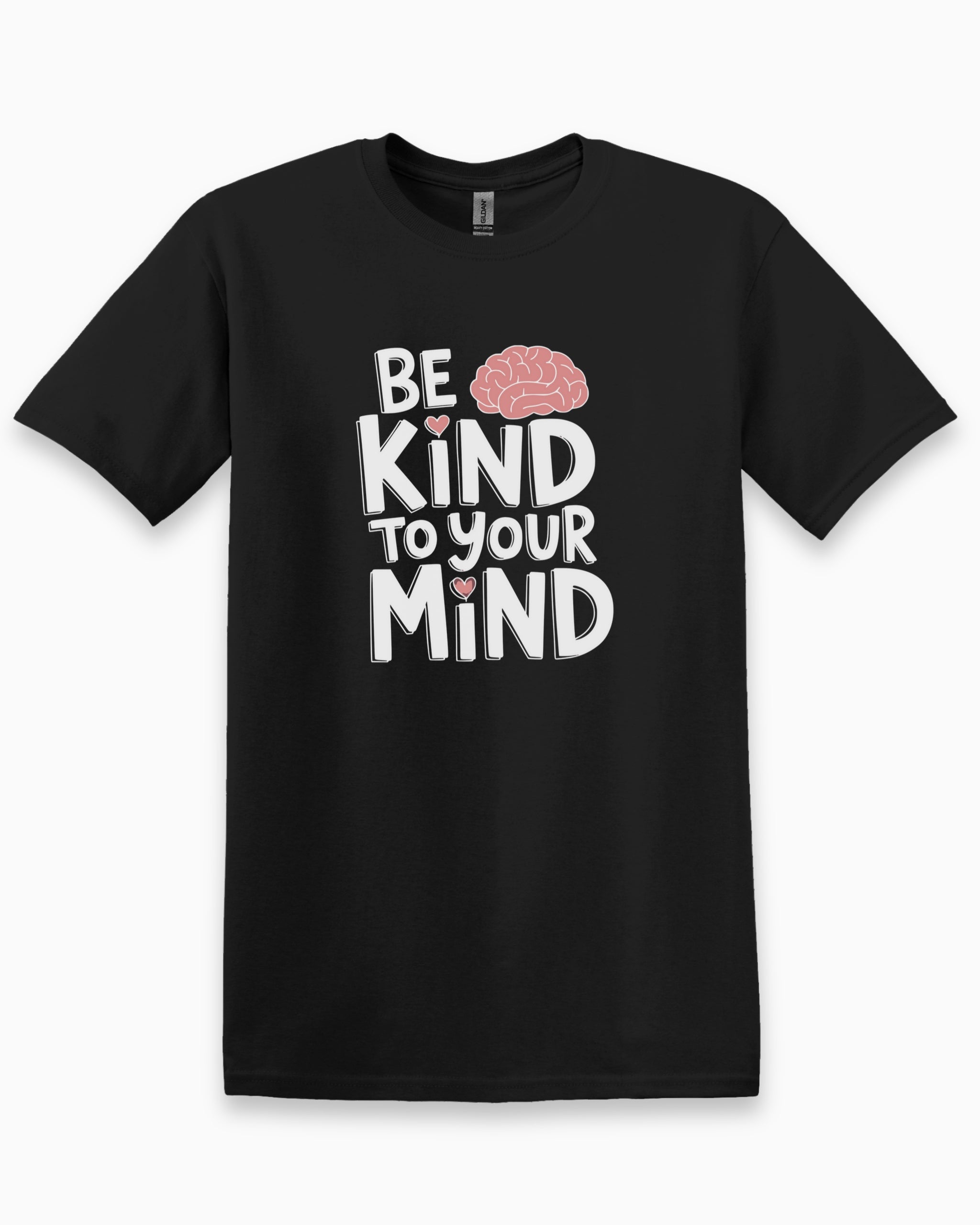Be Kind to Your Mind Tee-Black-Neurodiversity, ADHD & Autism Awareness & Acceptance T-Shirt by Daily Bloom