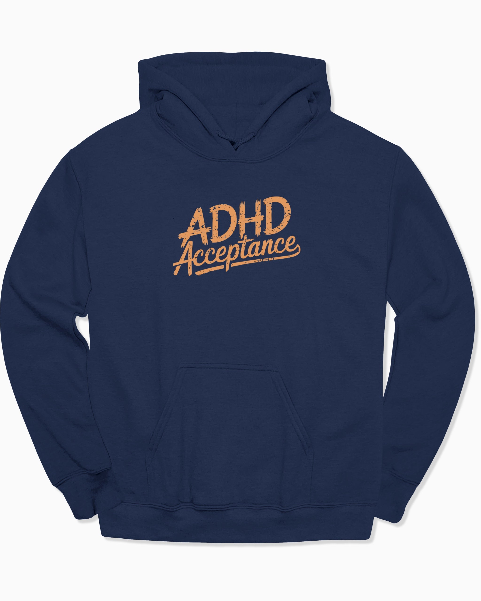 ADHD Acceptance Grunge Style Hoodie