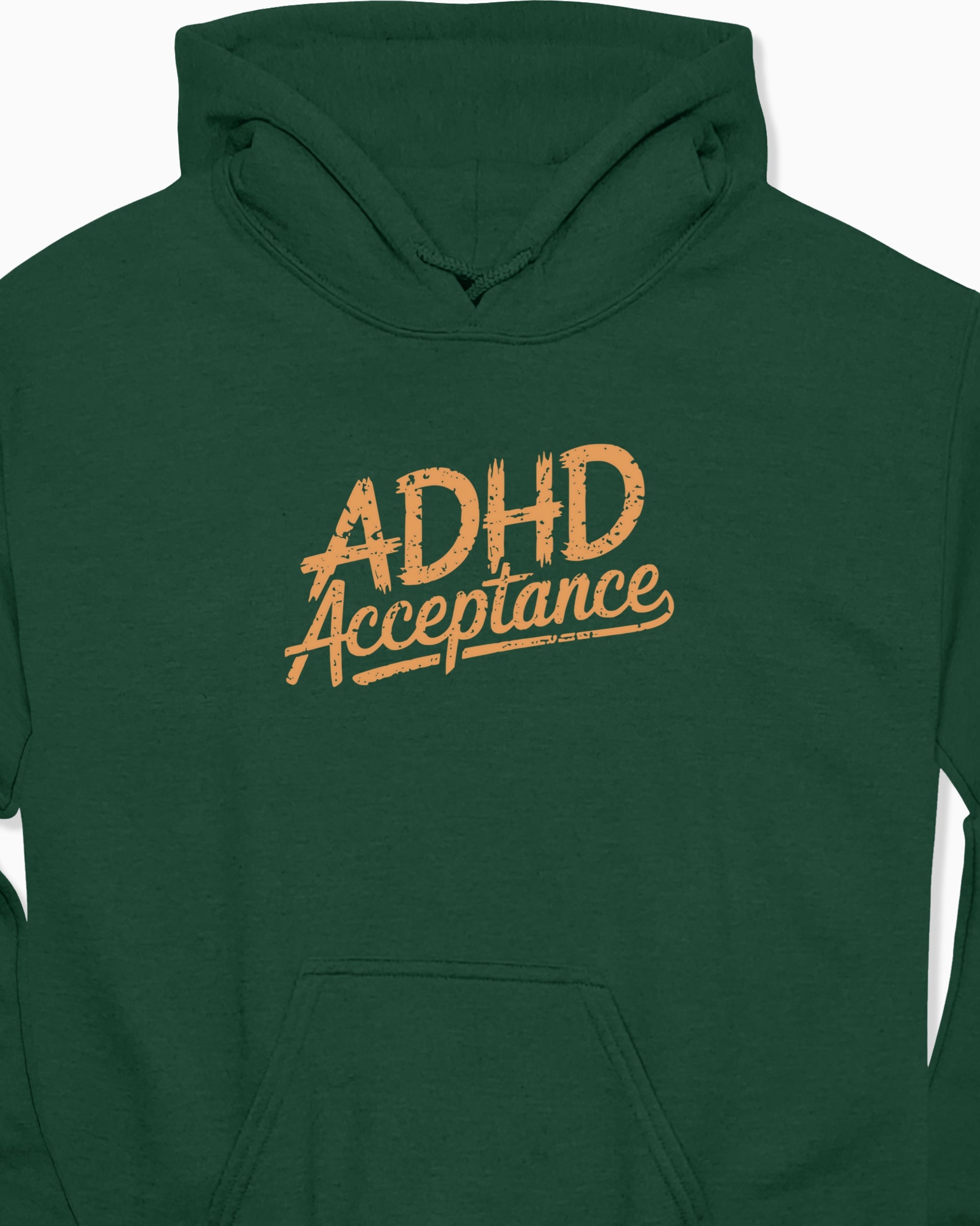 ADHD Acceptance Grunge Style Hoodie