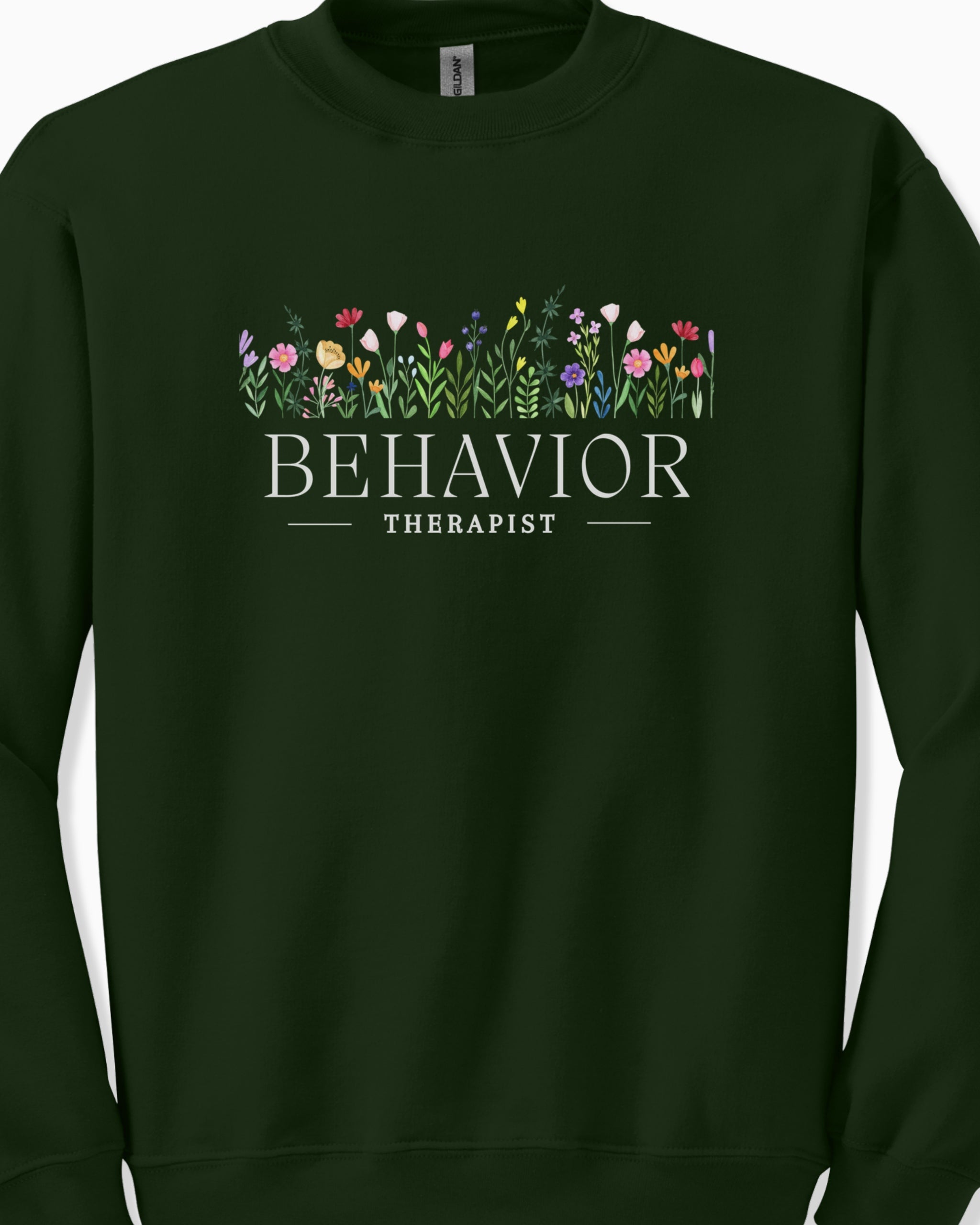 Behavior Therapist Floral Sweatshirt