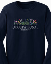 Occupational Therapist Floral Long Sleeve T-Shirt