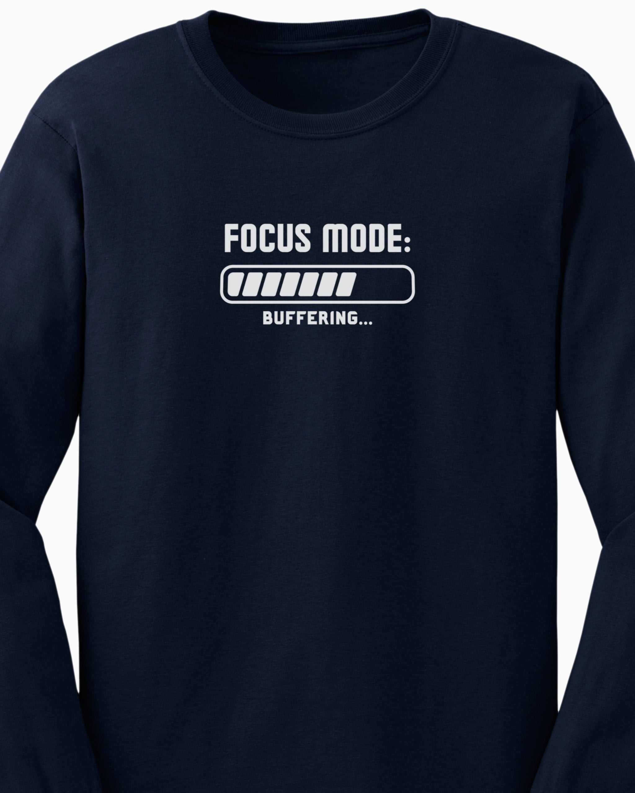 ADHD Focus Mode Buffering Long Sleeve T-Shirt