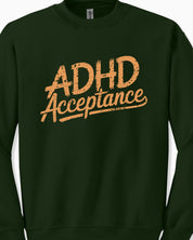ADHD Acceptance Grunge Style Sweatshirt