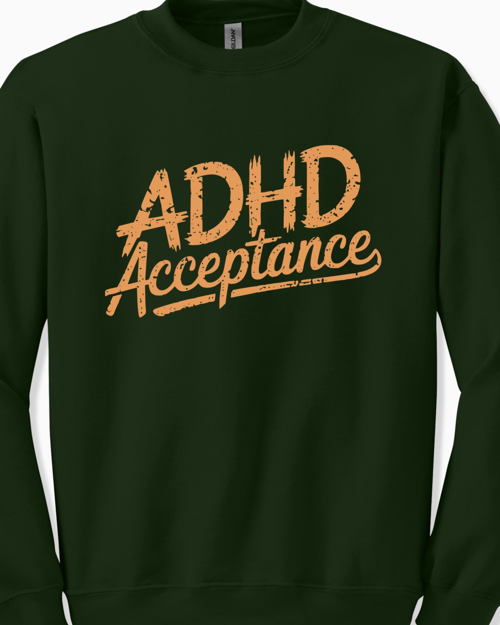 ADHD Acceptance Grunge Style Sweatshirt