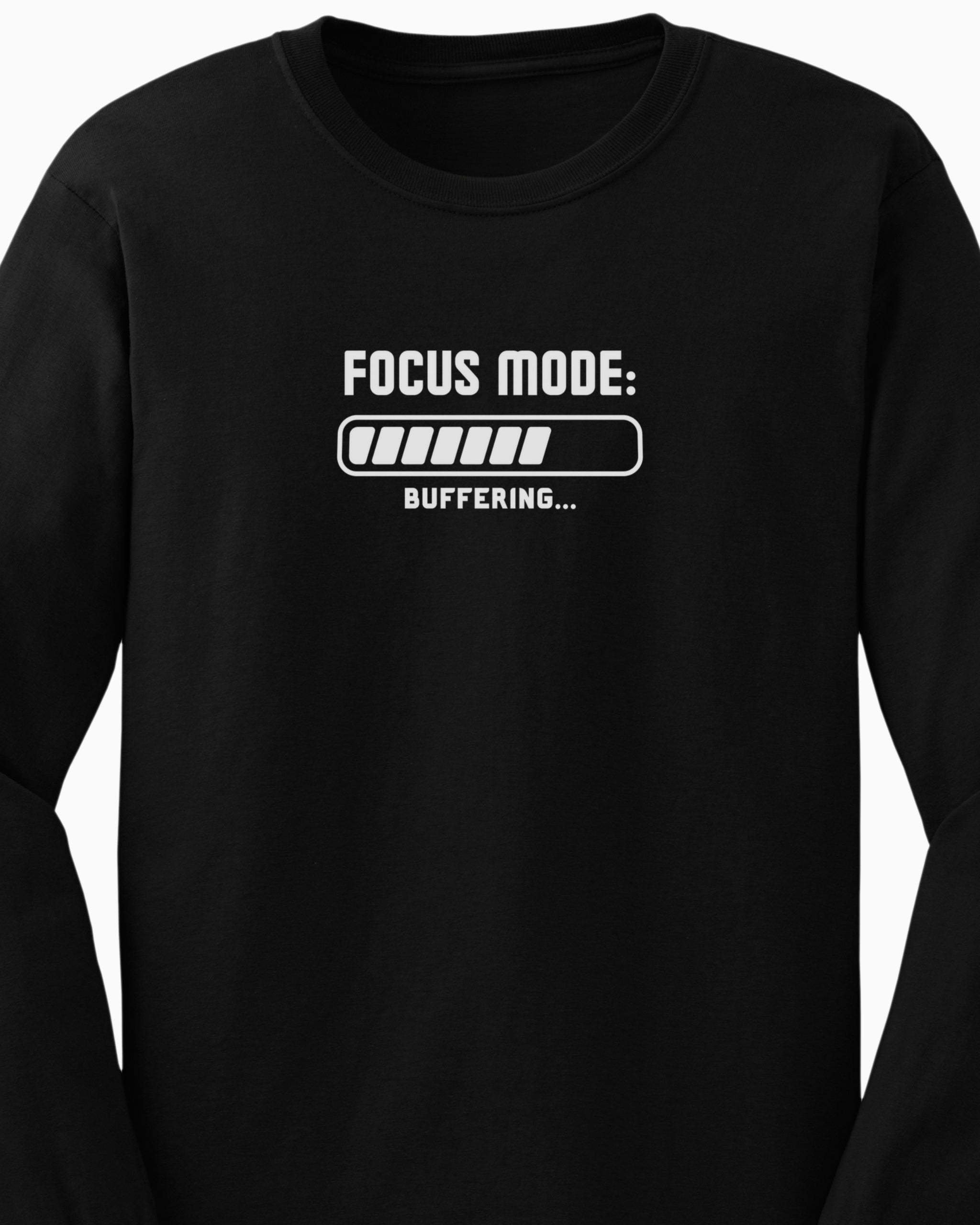ADHD Focus Mode Buffering Long Sleeve T-Shirt