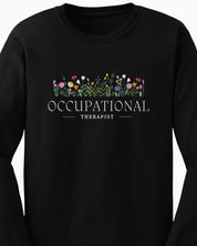 Occupational Therapist Floral Long Sleeve T-Shirt