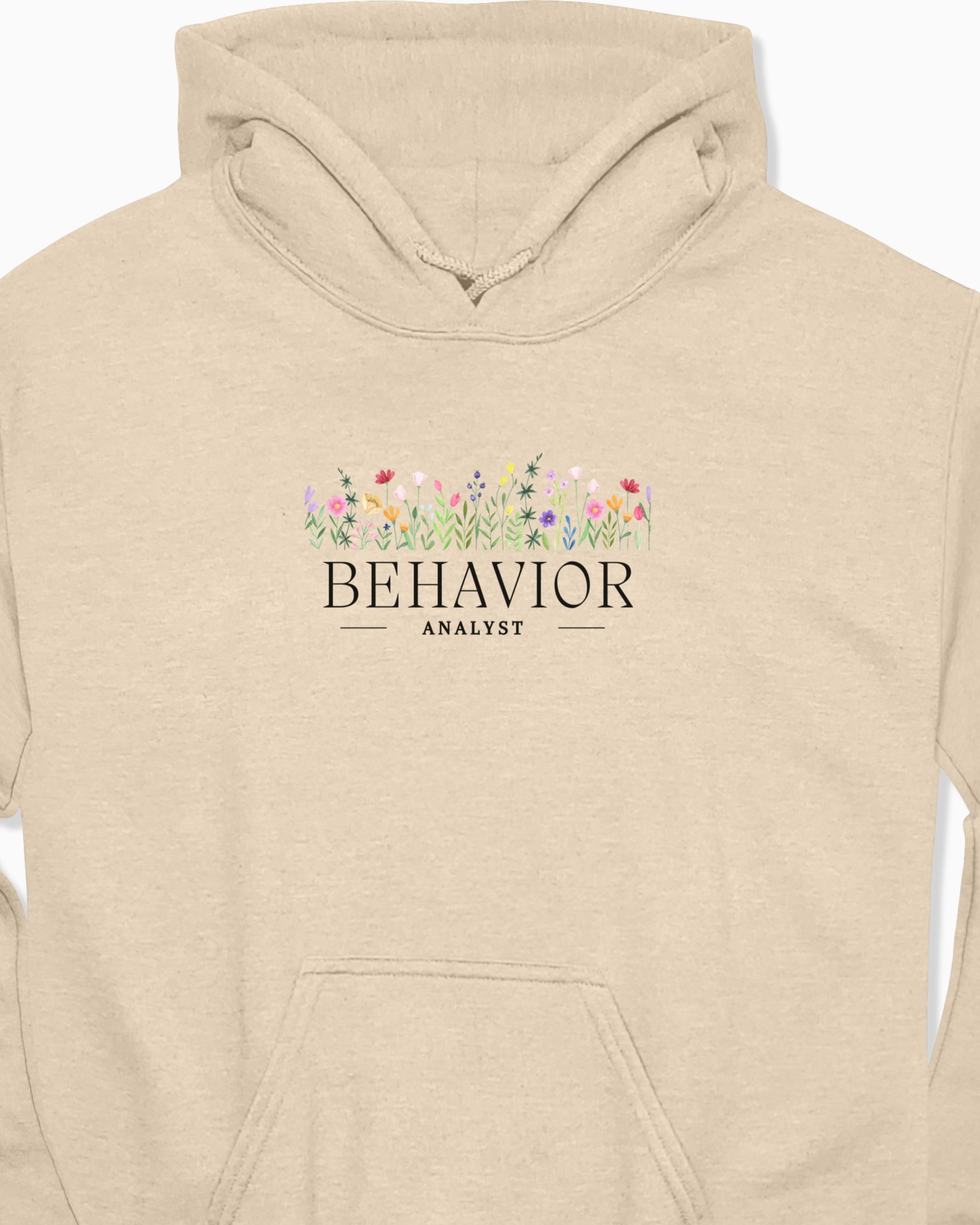 Behavior Analyst Floral Hoodie