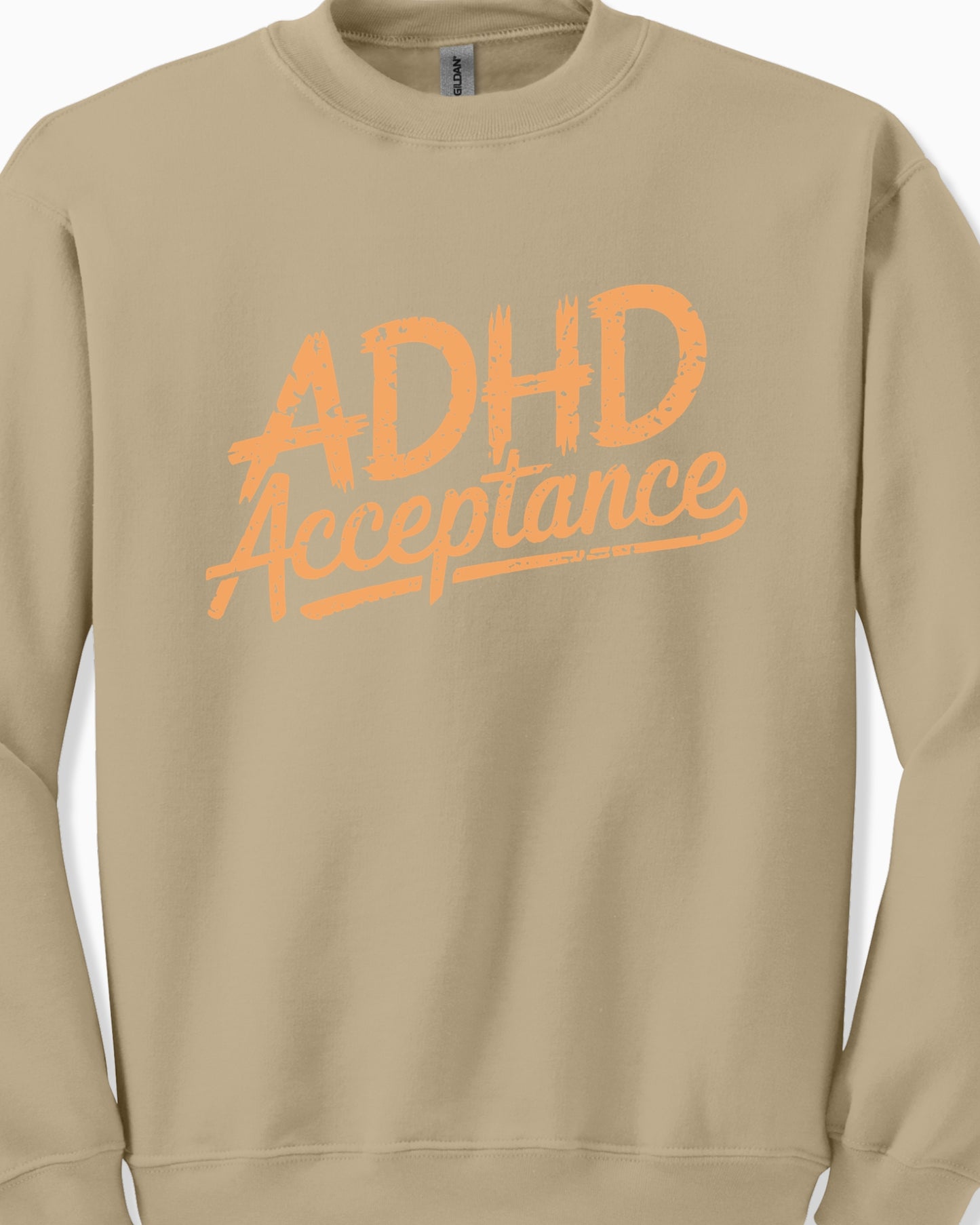 ADHD Acceptance Grunge Style Sweatshirt