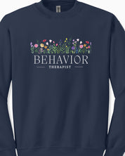 Behavior Therapist Floral Sweatshirt