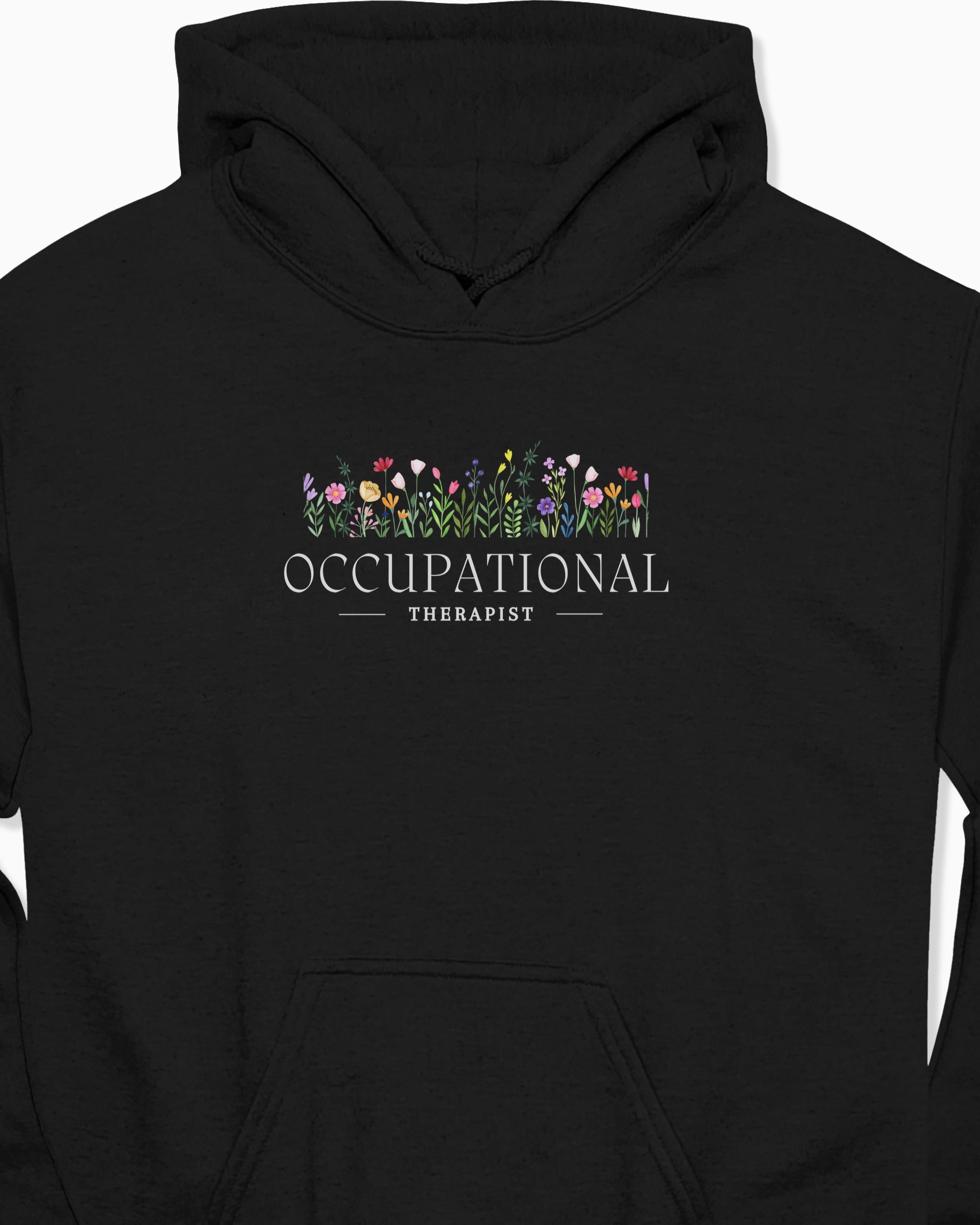 Occupational Therapist Floral Hoodie