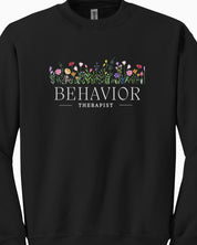 Behavior Therapist Floral Sweatshirt