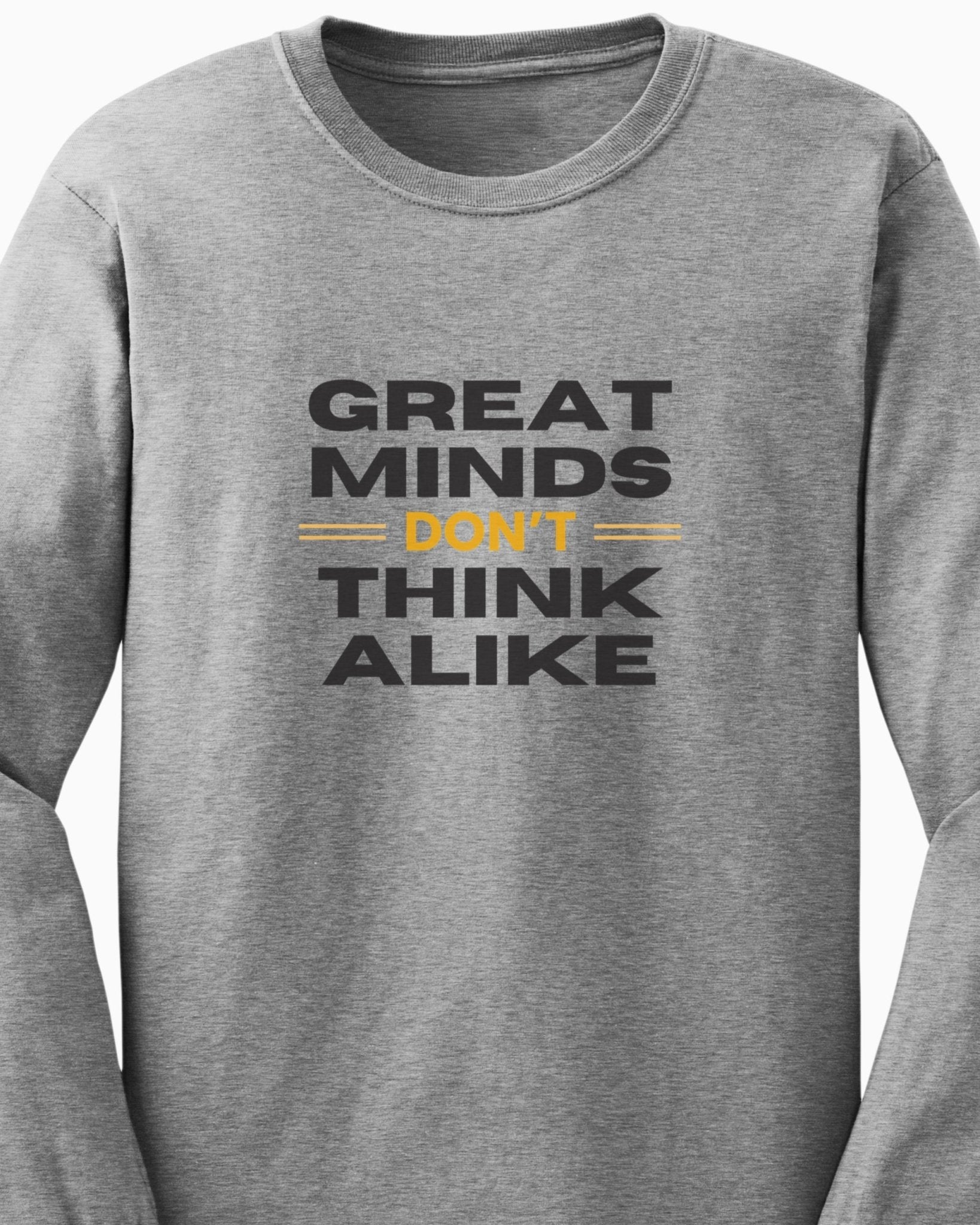 Autism Long - sleeve - Great Minds Don't Think Alike Long Sleeve T-Shirt - Daily Bloom