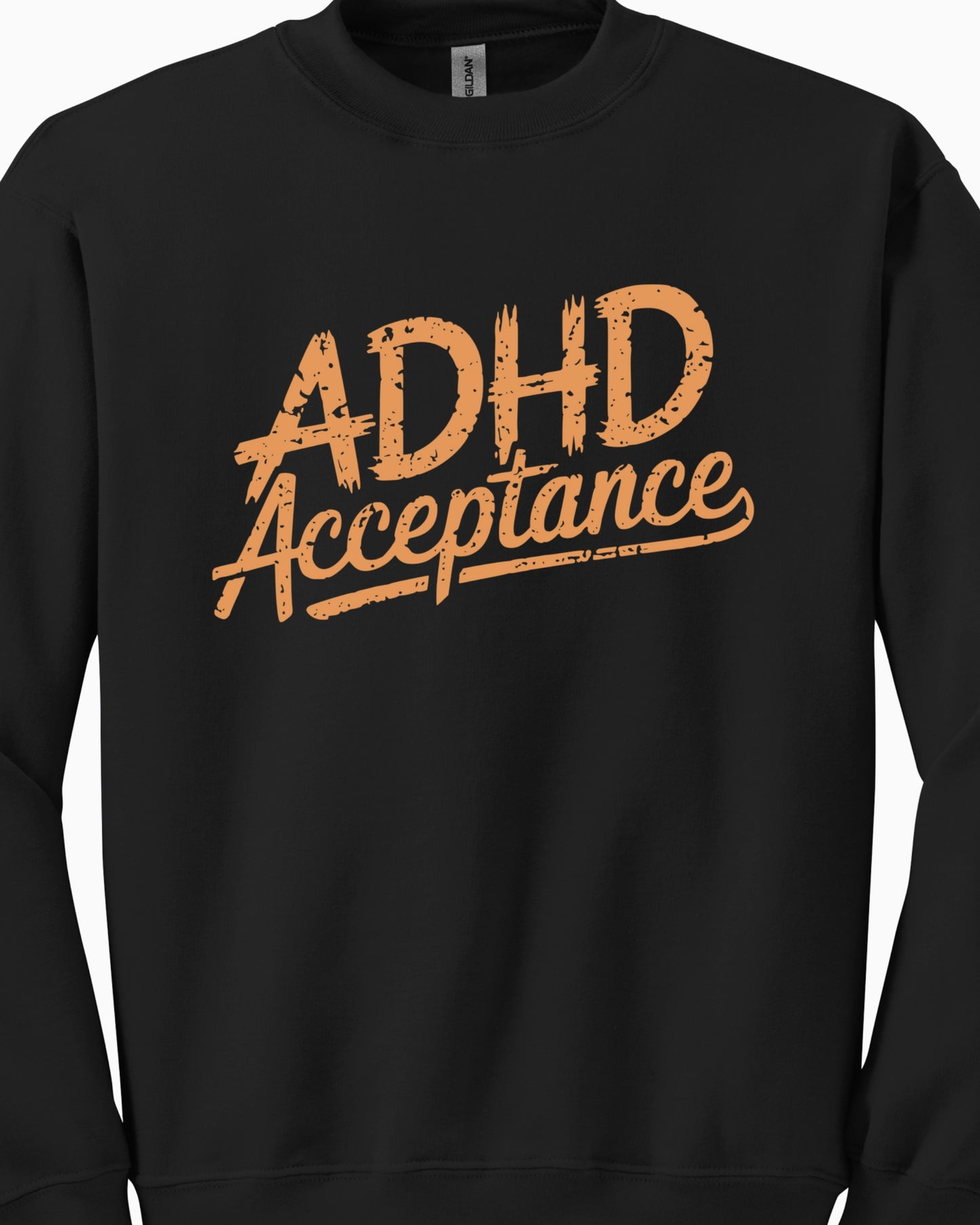 ADHD Acceptance Grunge Style Sweatshirt