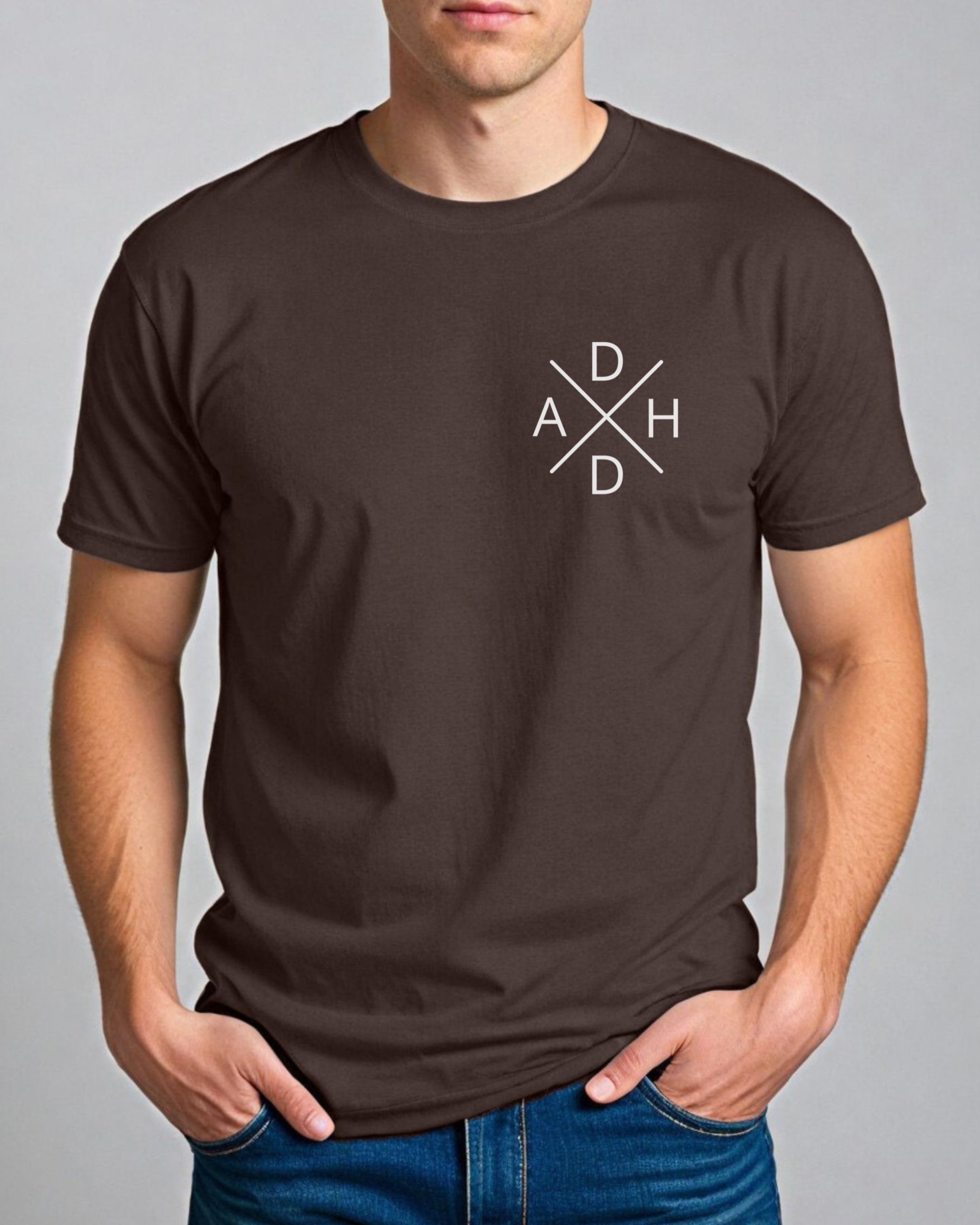 ADHD Cross Tee-Neurodiversity, ADHD & Autism Awareness & Acceptance T-Shirt by Daily Bloom