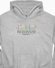 Behavior Therapist Floral Hoodie