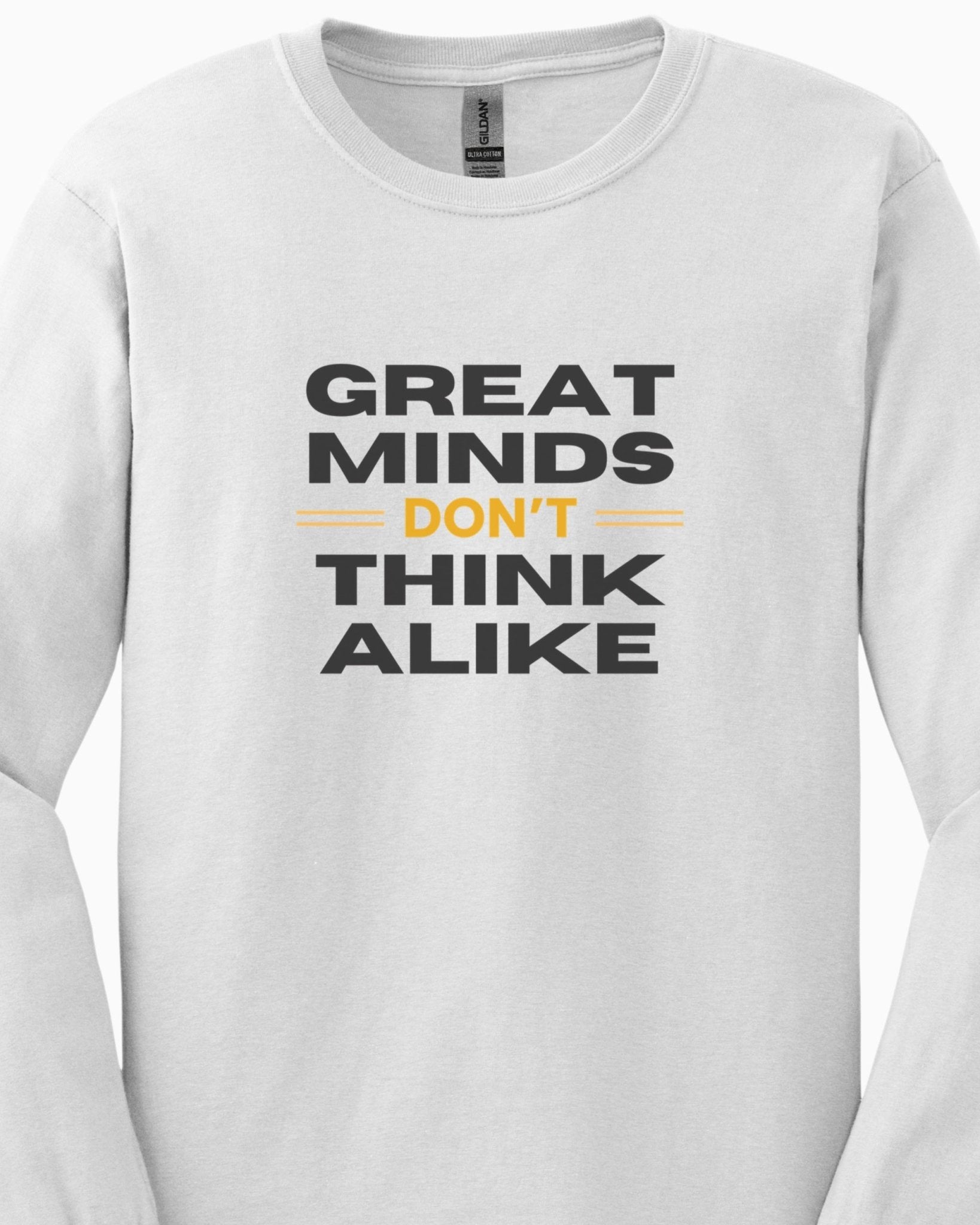 Autism Long - sleeve - Great Minds Don't Think Alike Long Sleeve T-Shirt - Daily Bloom