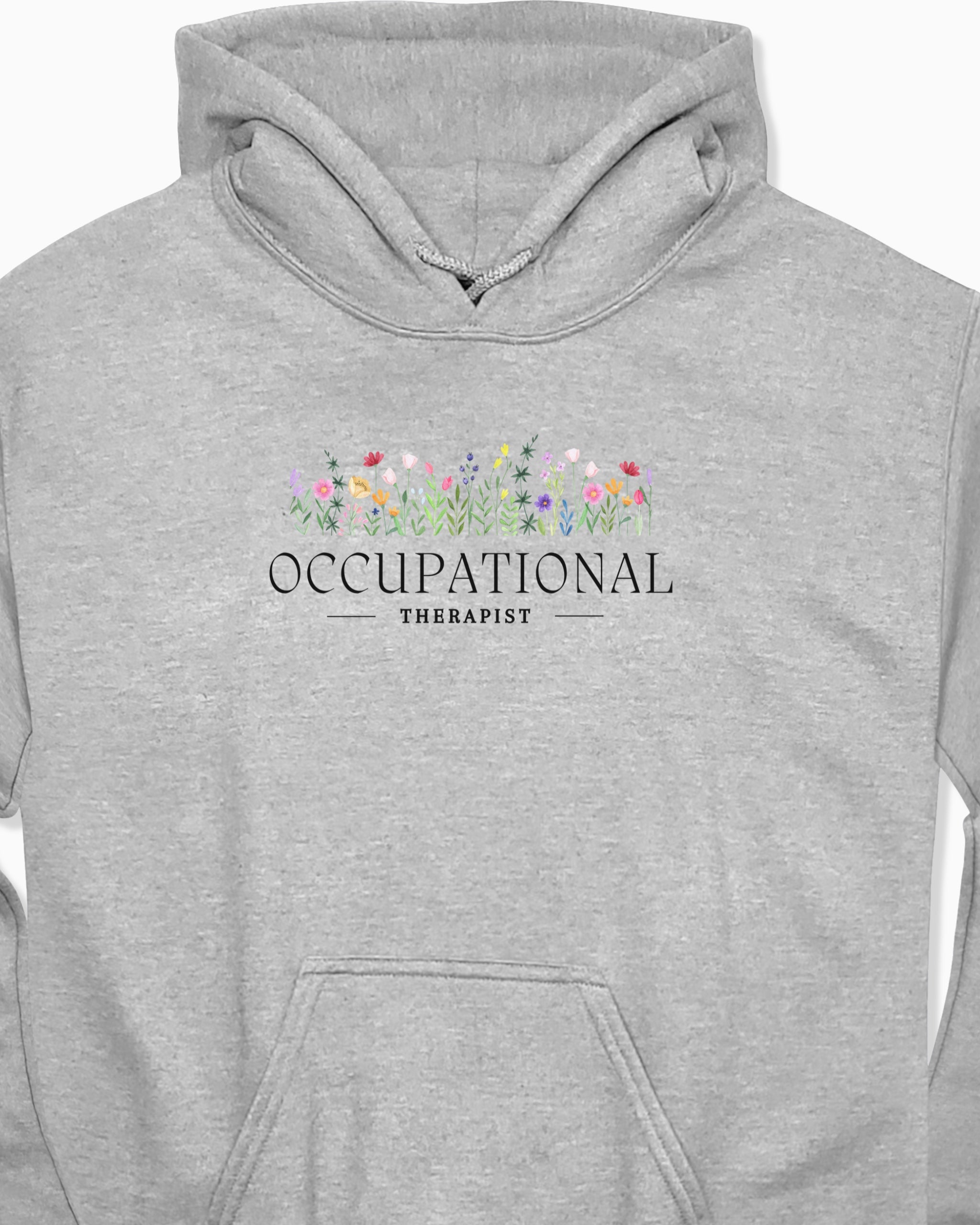Occupational Therapist Floral Hoodie