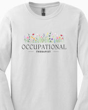 Occupational Therapist Floral Long Sleeve T-Shirt