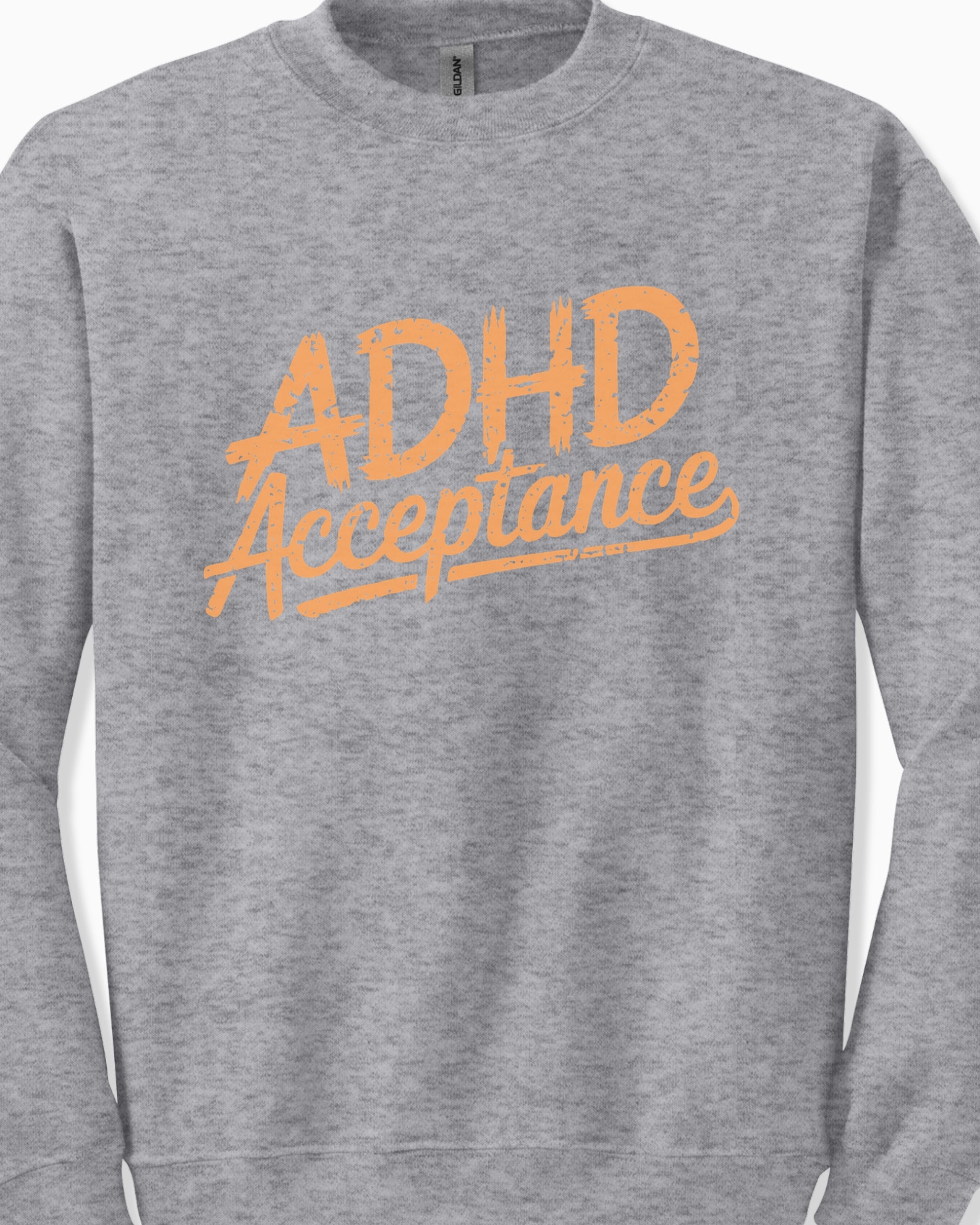ADHD Acceptance Grunge Style Sweatshirt
