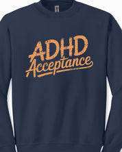 ADHD Acceptance Grunge Style Sweatshirt