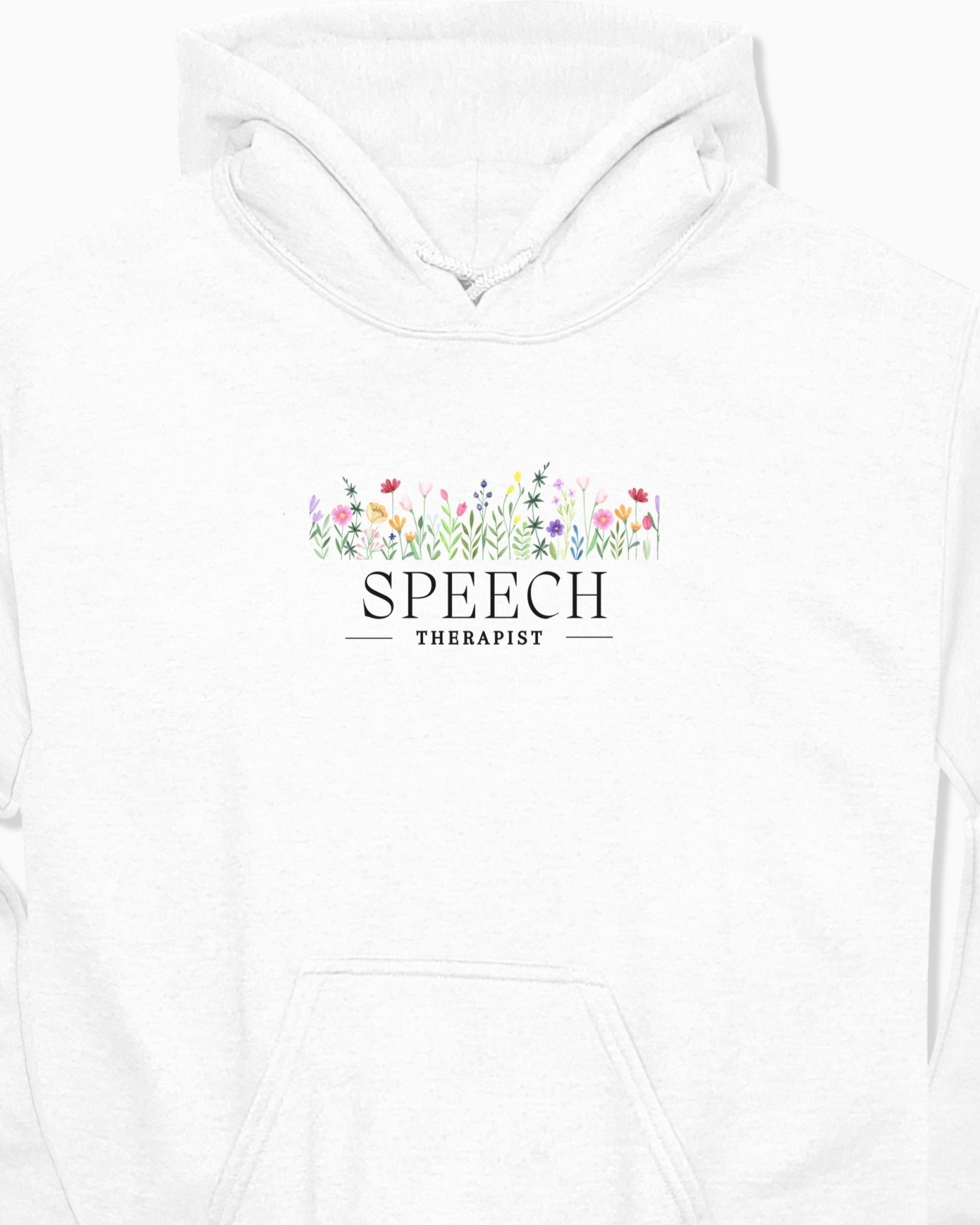 Autism Hoodie - Speech Therapist Floral Hoodie - Daily Bloom