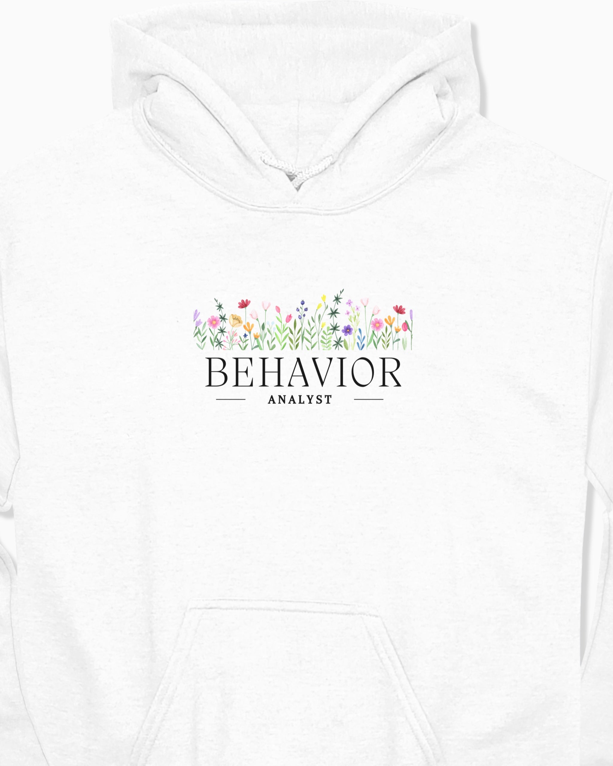 Behavior Analyst Floral Hoodie