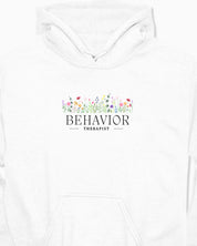 Behavior Therapist Floral Hoodie