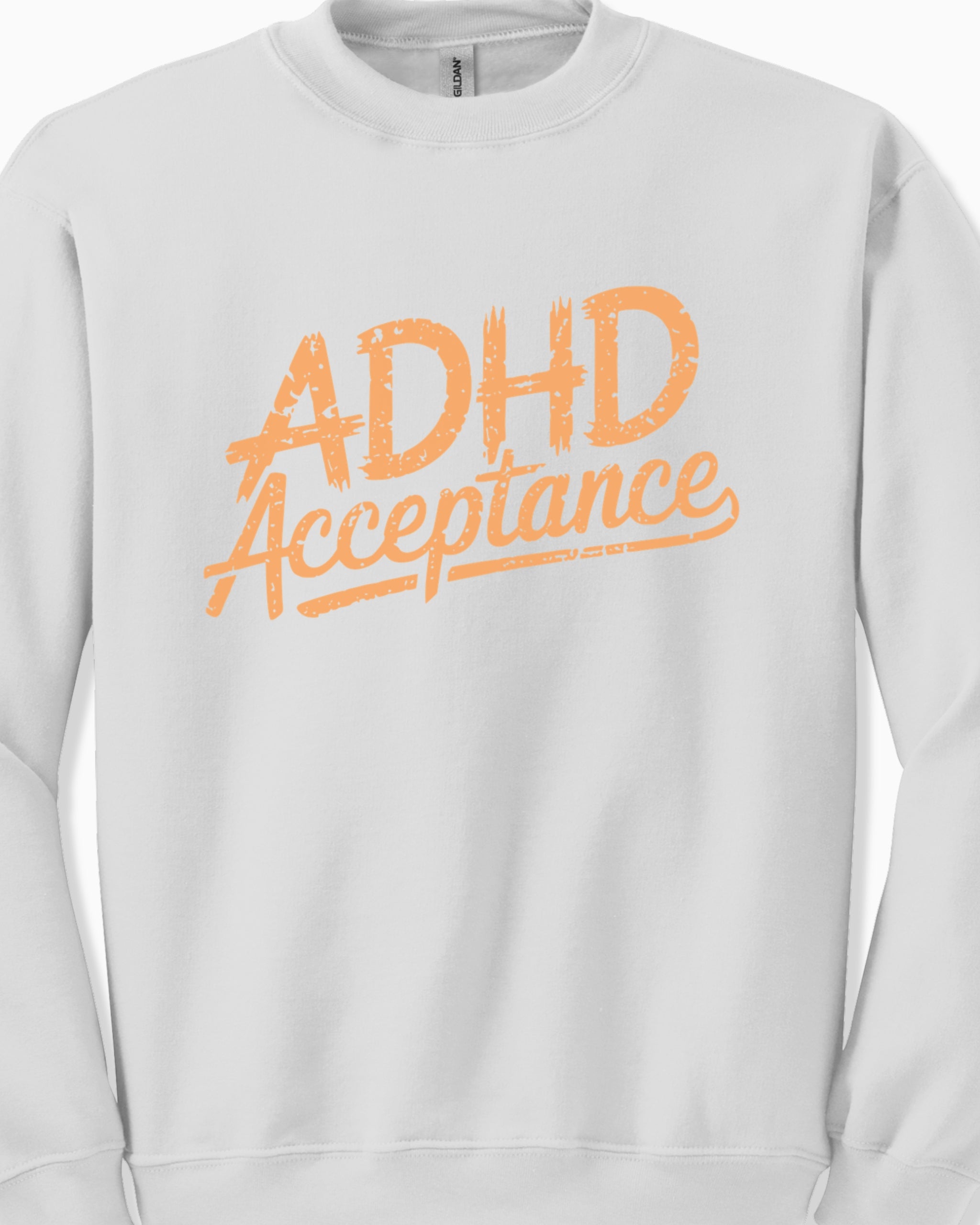 ADHD Acceptance Grunge Style Sweatshirt