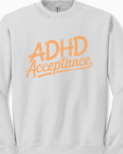 ADHD Acceptance Grunge Style Sweatshirt
