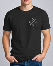ADHD Cross Tee-Neurodiversity, ADHD & Autism Awareness & Acceptance T-Shirt by Daily Bloom