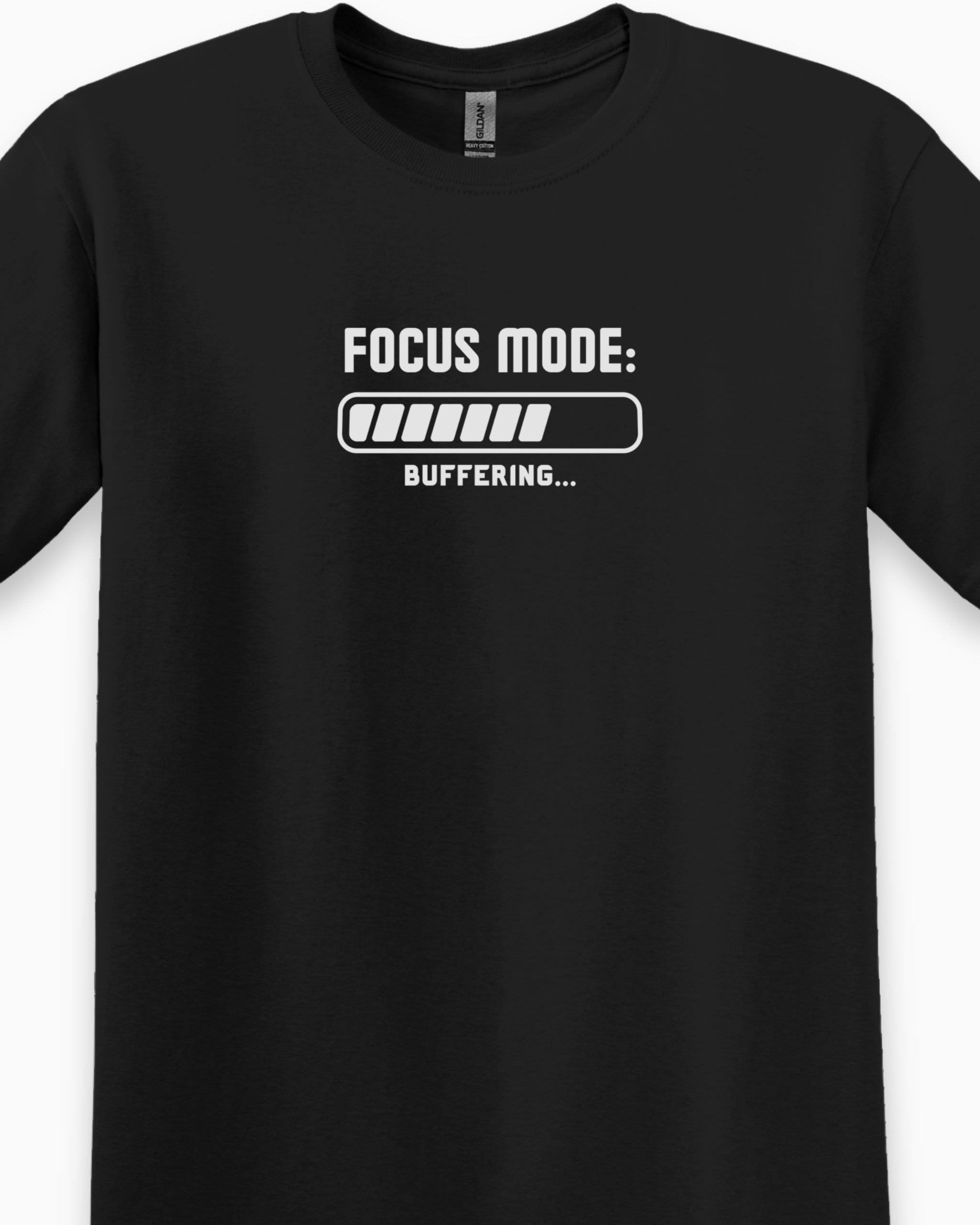 ADHD Focus Mode Buffering Tee-Neurodiversity, ADHD & Autism Awareness & Acceptance T-Shirt by Daily Bloom
