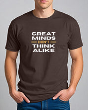 Great Minds Don't Think Alike Tee-Neurodiversity, ADHD & Autism Awareness & Acceptance T-Shirt by Daily Bloom