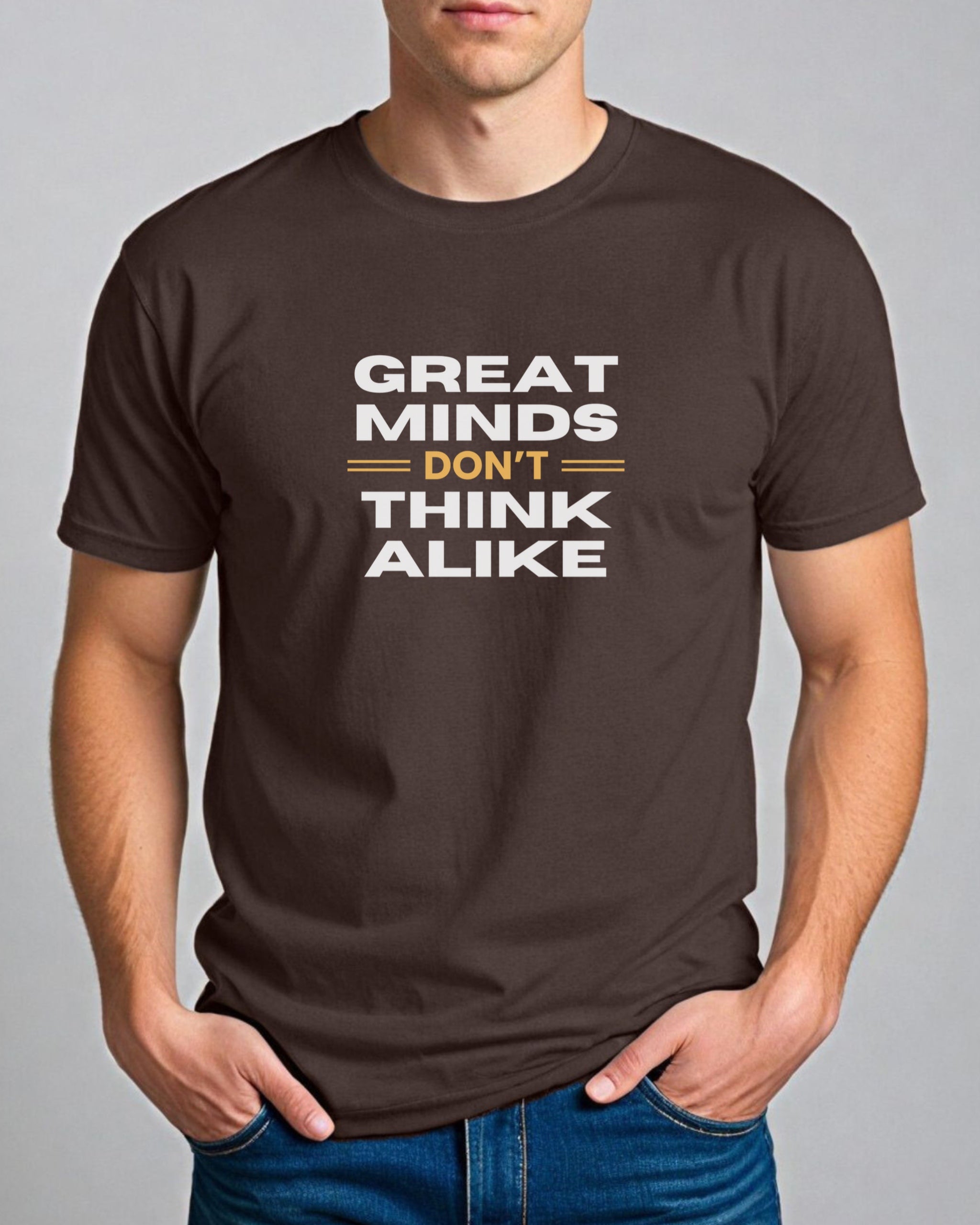 Great Minds Don't Think Alike Tee-Neurodiversity, ADHD & Autism Awareness & Acceptance T-Shirt by Daily Bloom