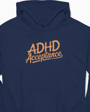 ADHD Acceptance Grunge Style Hoodie