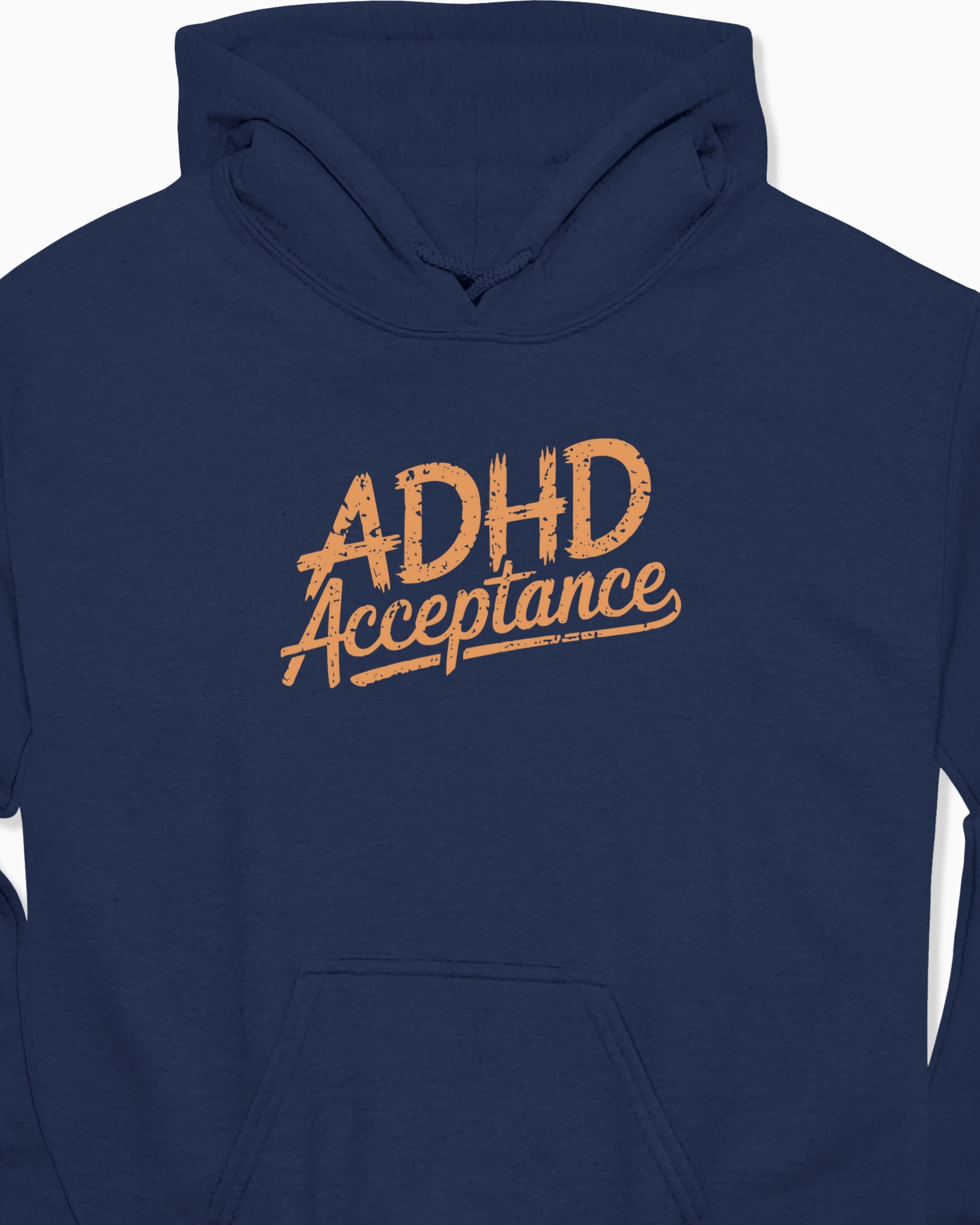 ADHD Acceptance Grunge Style Hoodie